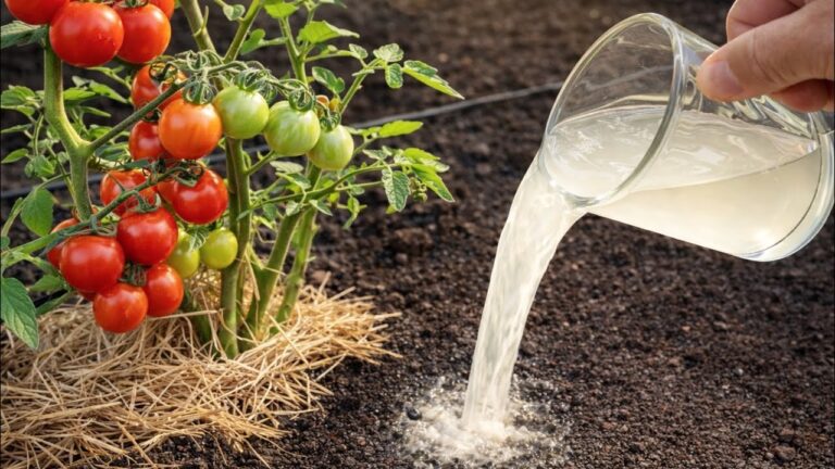 You won’t believe how fast your veggies grow… with just one watering trick!