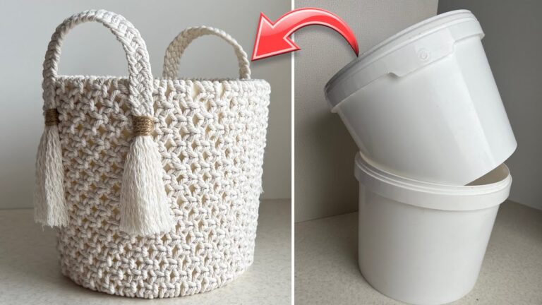 You won’t believe these stunning baskets… all thanks to this simple weaving trick!