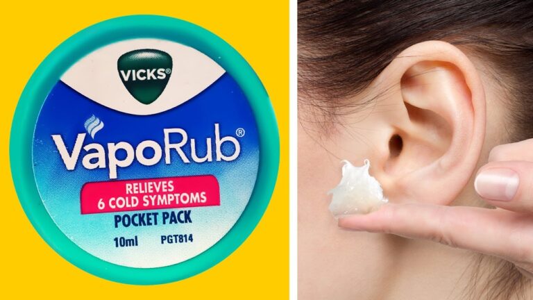 You won’t believe these 12 health hacks… all using Vicks VapoRub!