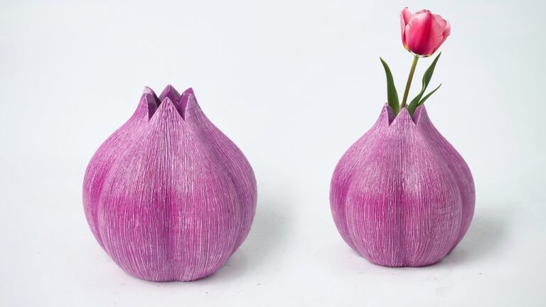 You won’t believe what this onion-shaped cement vase does to your garden…